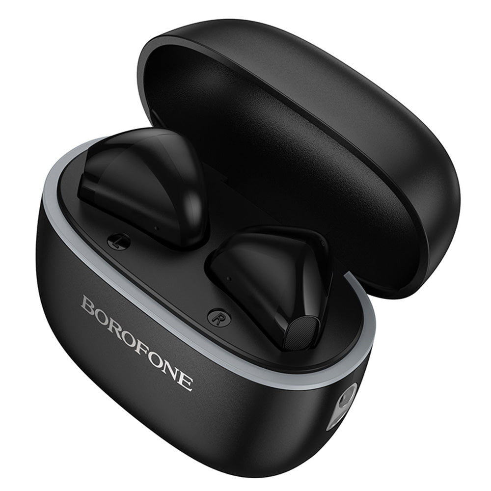 Borofone - Wireless Earbuds Sound (FQ11) - Bluetooth V5.4, 300mAh, True Wireless, Siri Activation, In-Ear Design - Black