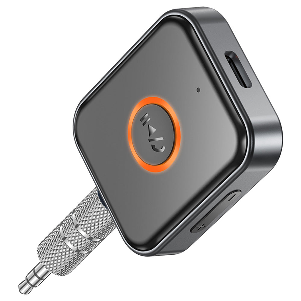 Borofone - Wireless Audio Receiver Suave (BC55) - Bluetooth 5.3 Adapter, 150mAh, Jack 3.5mm - Black