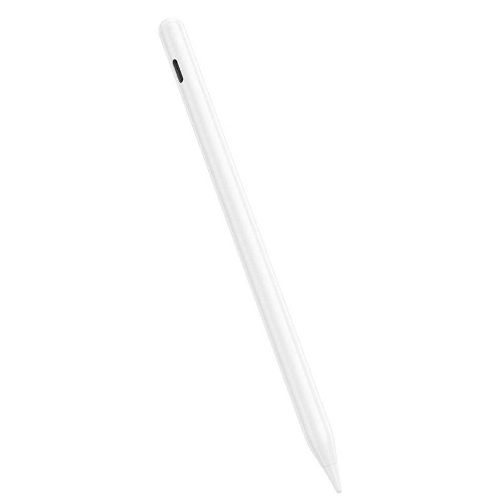 Borofone - Active Capacitive Stylus Pen (BG101) - with Digital Display, for iPad, 130mAh, Type-C, Aluminum Alloy - White