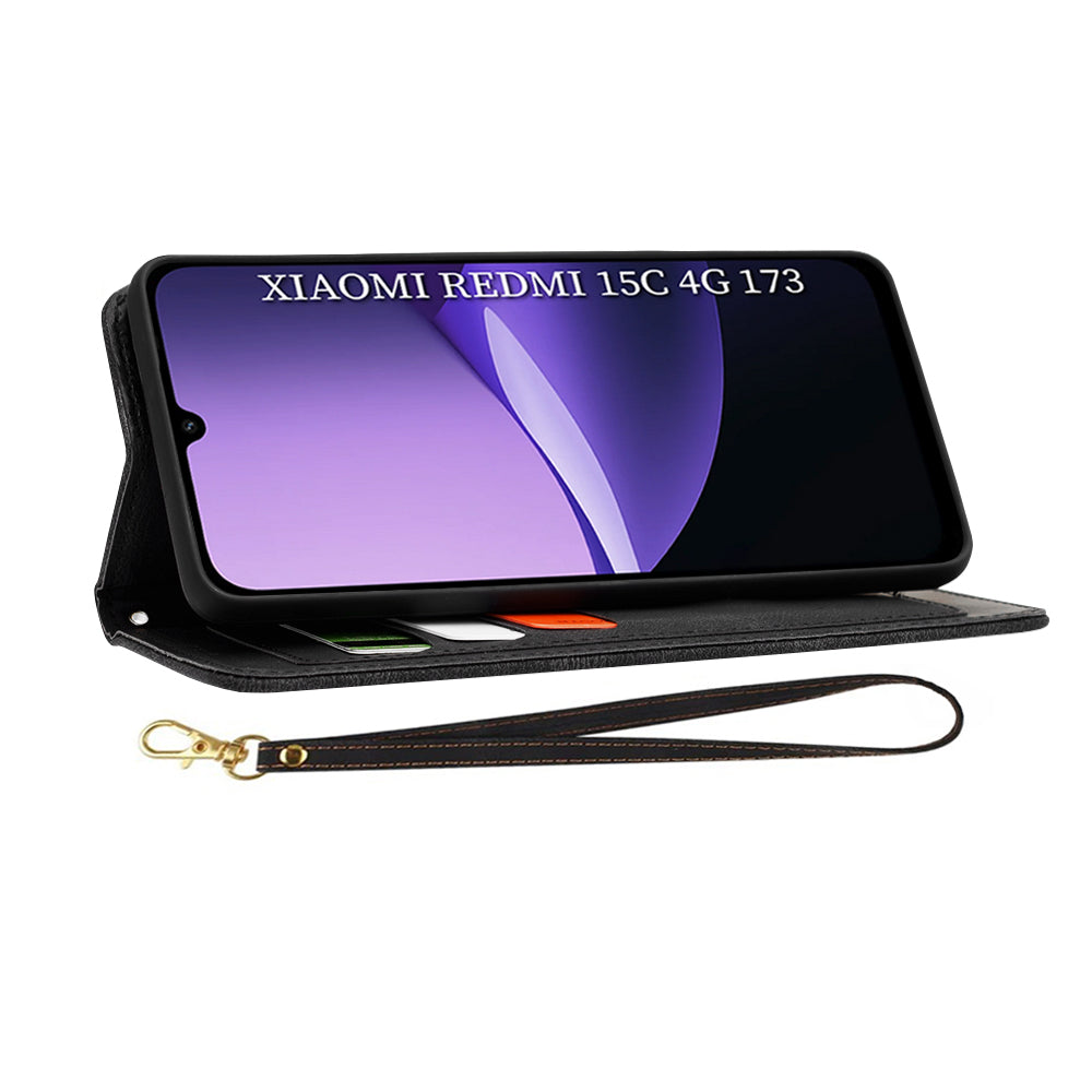 Techsuit - FlipCraft - Xiaomi Redmi 15C 4G / Redmi 15C 5G - Flowers of the Dawn