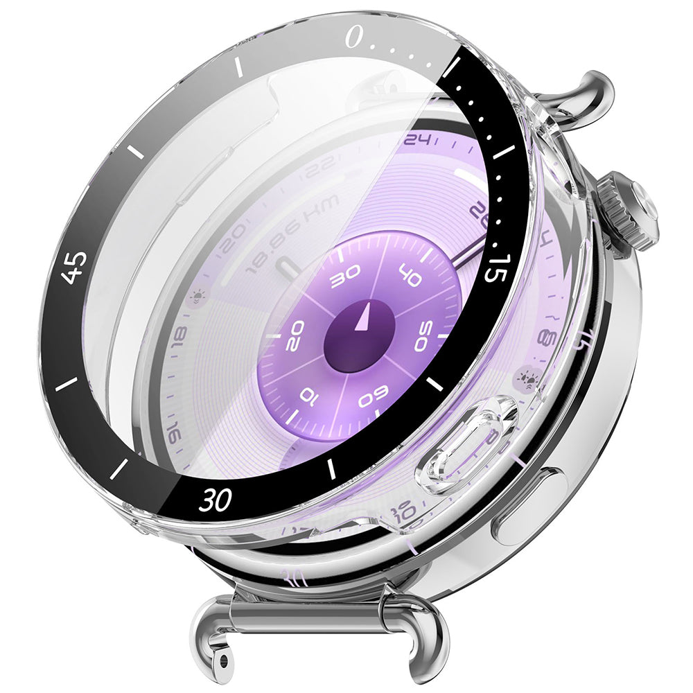 Techsuit - Defense360 Pro Bezel + Screen Protector - Huawei Watch GT 6 41mm - Clear