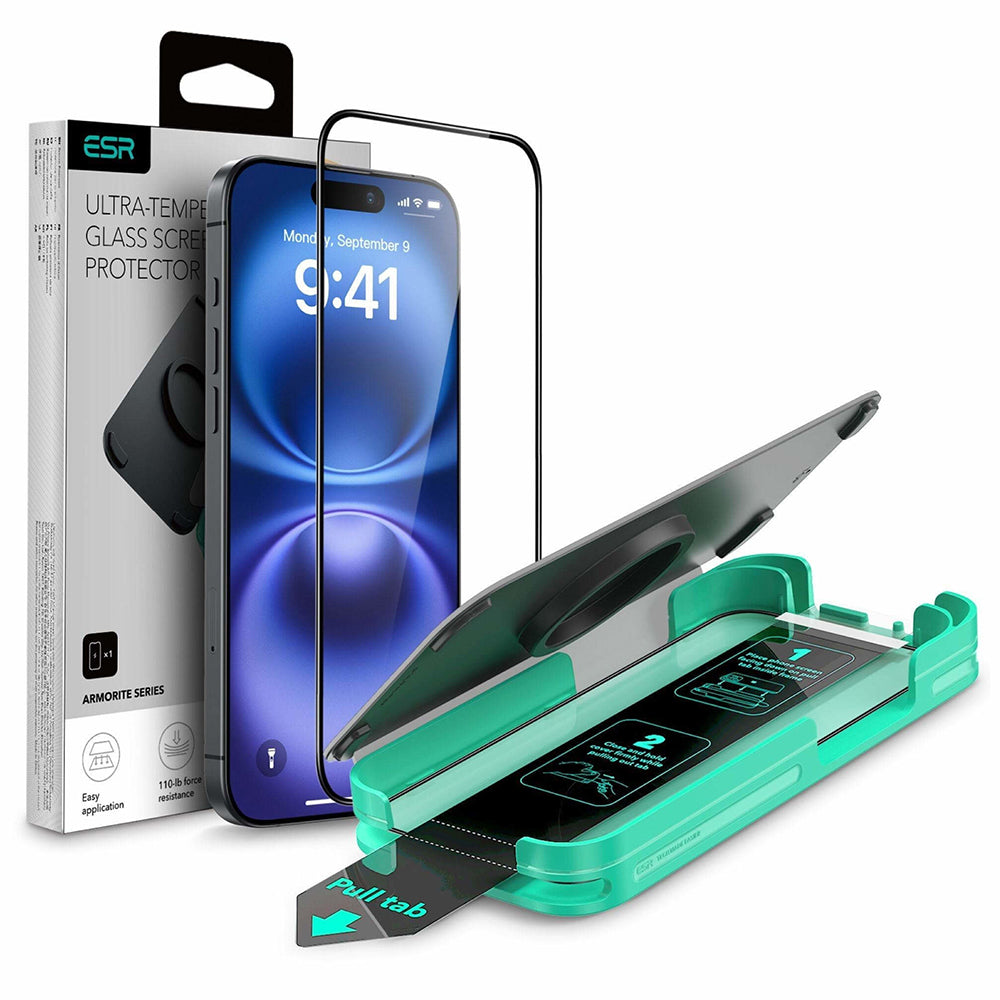 ESR - Armorite Screen Protector - iPhone 16 Pro Max - Black