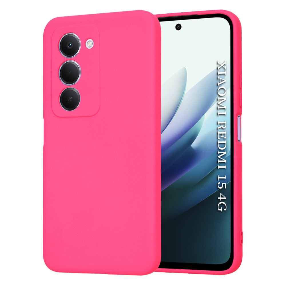 Techsuit - SoftFlex - Xiaomi Redmi 15 4G / Redmi 15 5G - Hot Pink