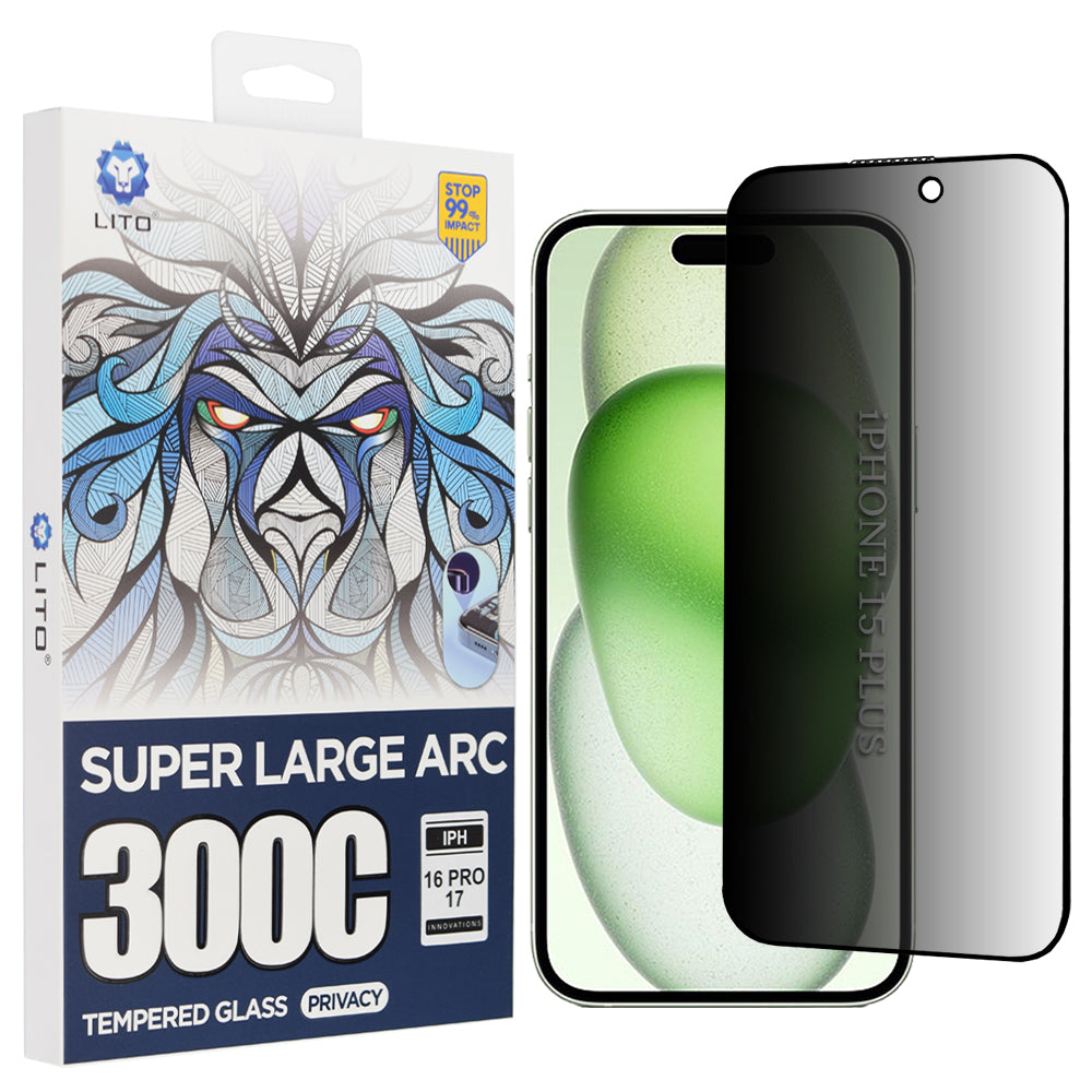 Lito - D+ Max Privacy 300C - iPhone 15 Plus - Black