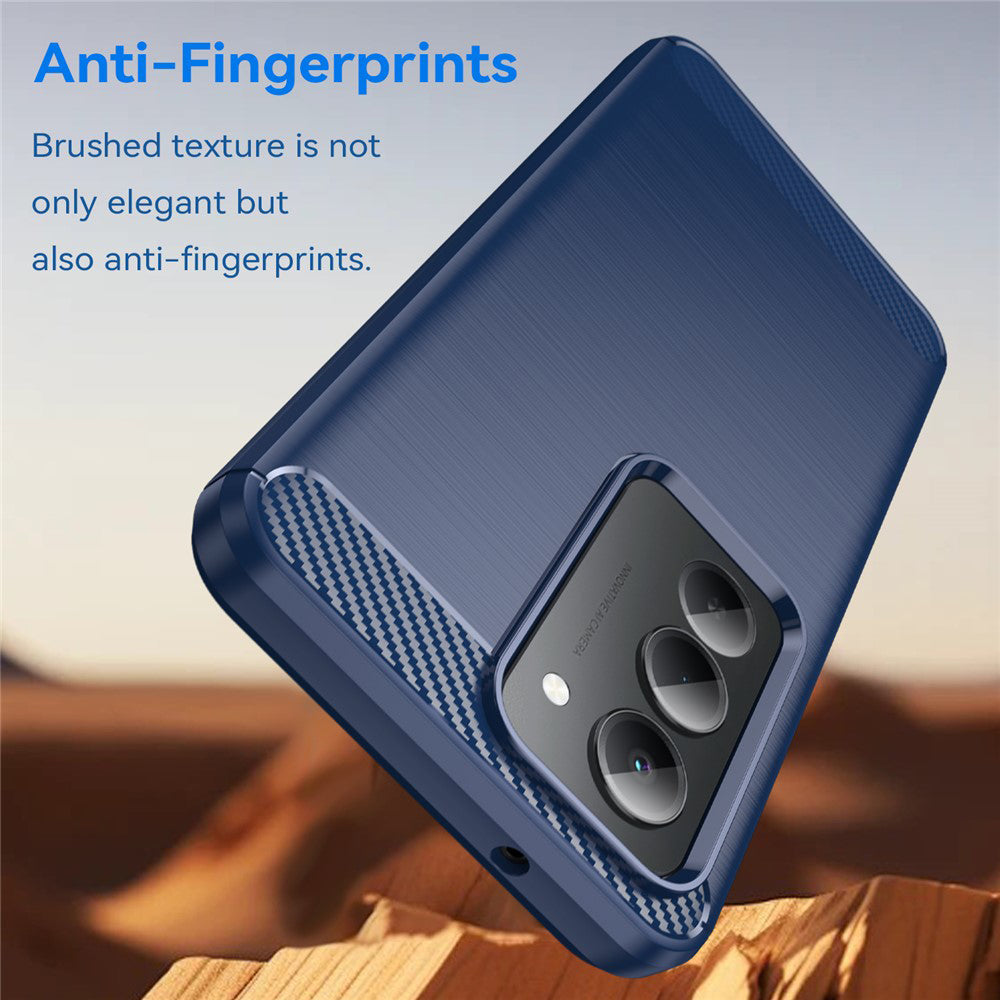 Techsuit - Carbon Silicone - Xiaomi Redmi 15 4G / Redmi 15 5G - Blue