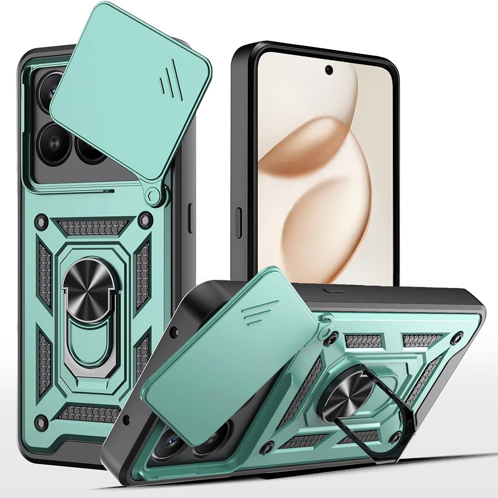 Techsuit - CamShield Series - Honor 400 Smart 5G / 400 Smart 4G / X7d 4G - Green