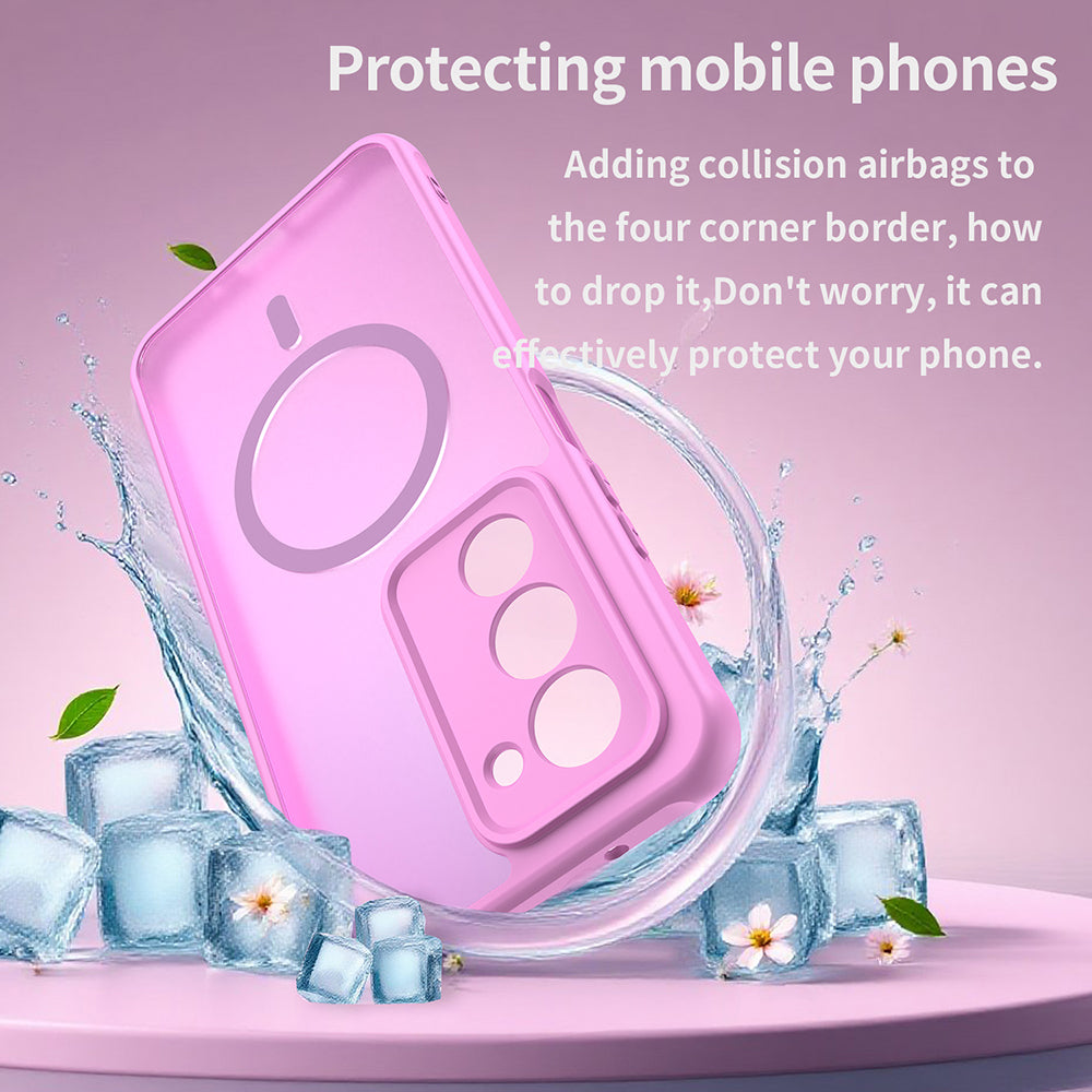 Techsuit - HaloFrost II MagSafe - Xiaomi Redmi 15 4G / Redmi 15 5G - Pink