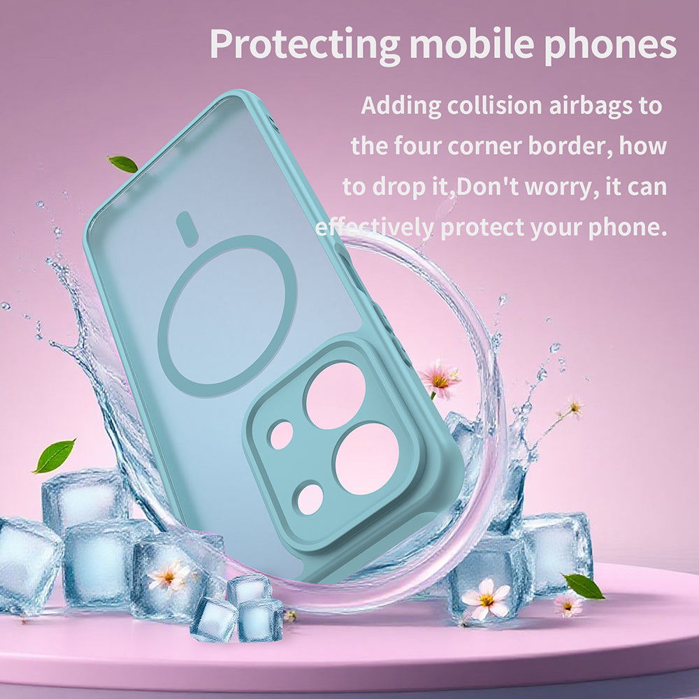 Techsuit - HaloFrost II MagSafe - Xiaomi Redmi 15C 4G / Redmi 15C 5G - Mint Green