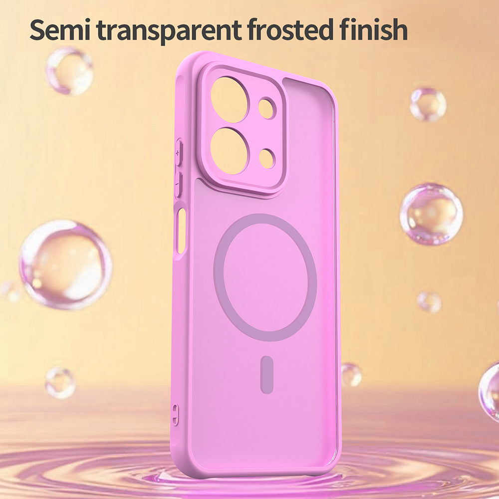 Techsuit - HaloFrost II MagSafe - Xiaomi Redmi 15C 4G / Redmi 15C 5G - Pink