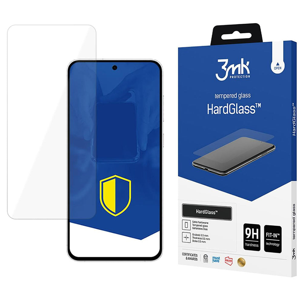 3mk - HardGlass Tempered Screen Protector - Samsung Galaxy S24 FE - Clear
