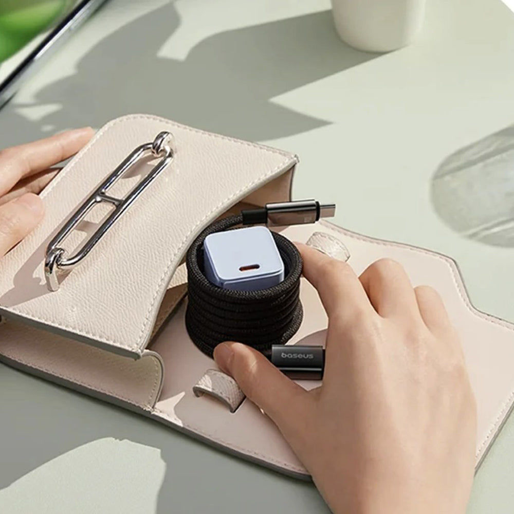 Baseus - Data Cable Tungsten Gold (P10319805111-02) - Type-C to USB, Super Fast Charge, 100W, 480Mbps, 1m - Black