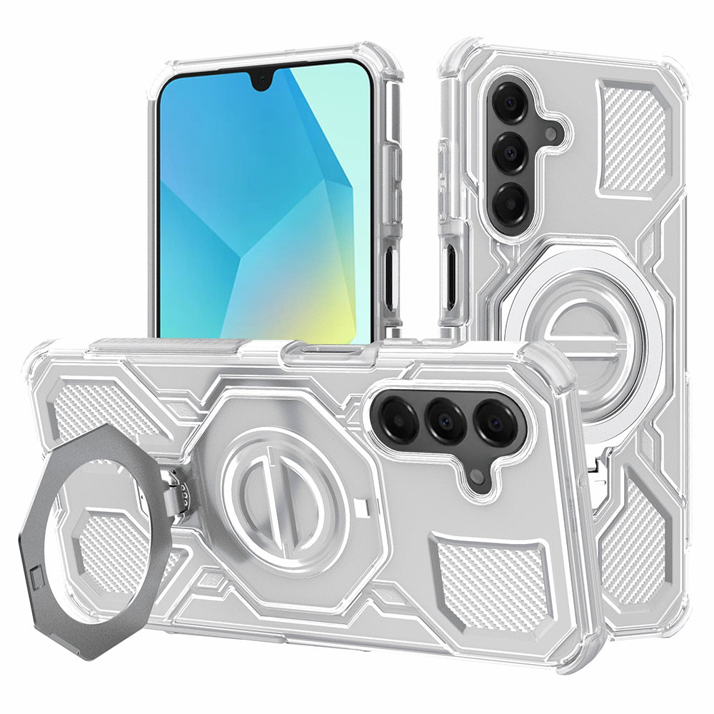 Techsuit - Carbon Shield PRO - Samsung Galaxy A16 4G / A16 5G - White Transparent