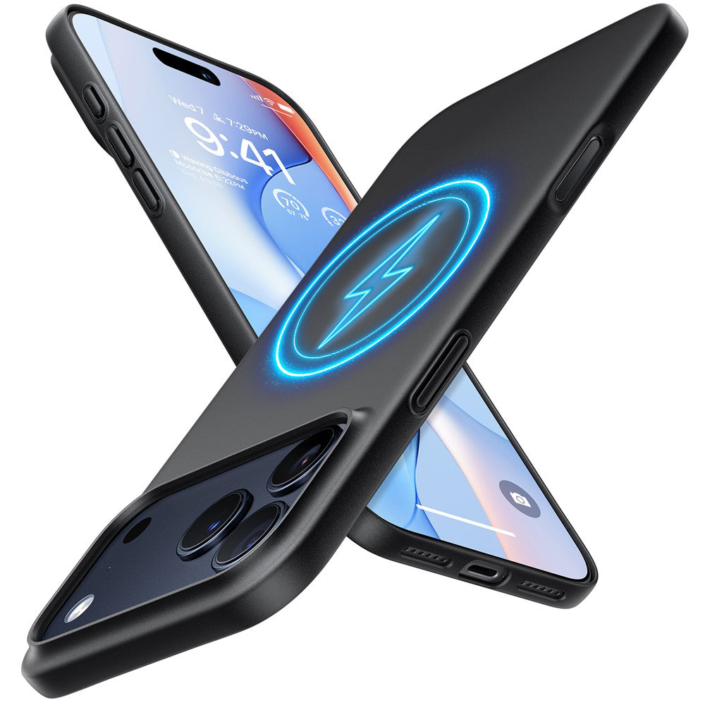 Torras - SlimFit MagSafe Series - iPhone 17 Pro Max - Black