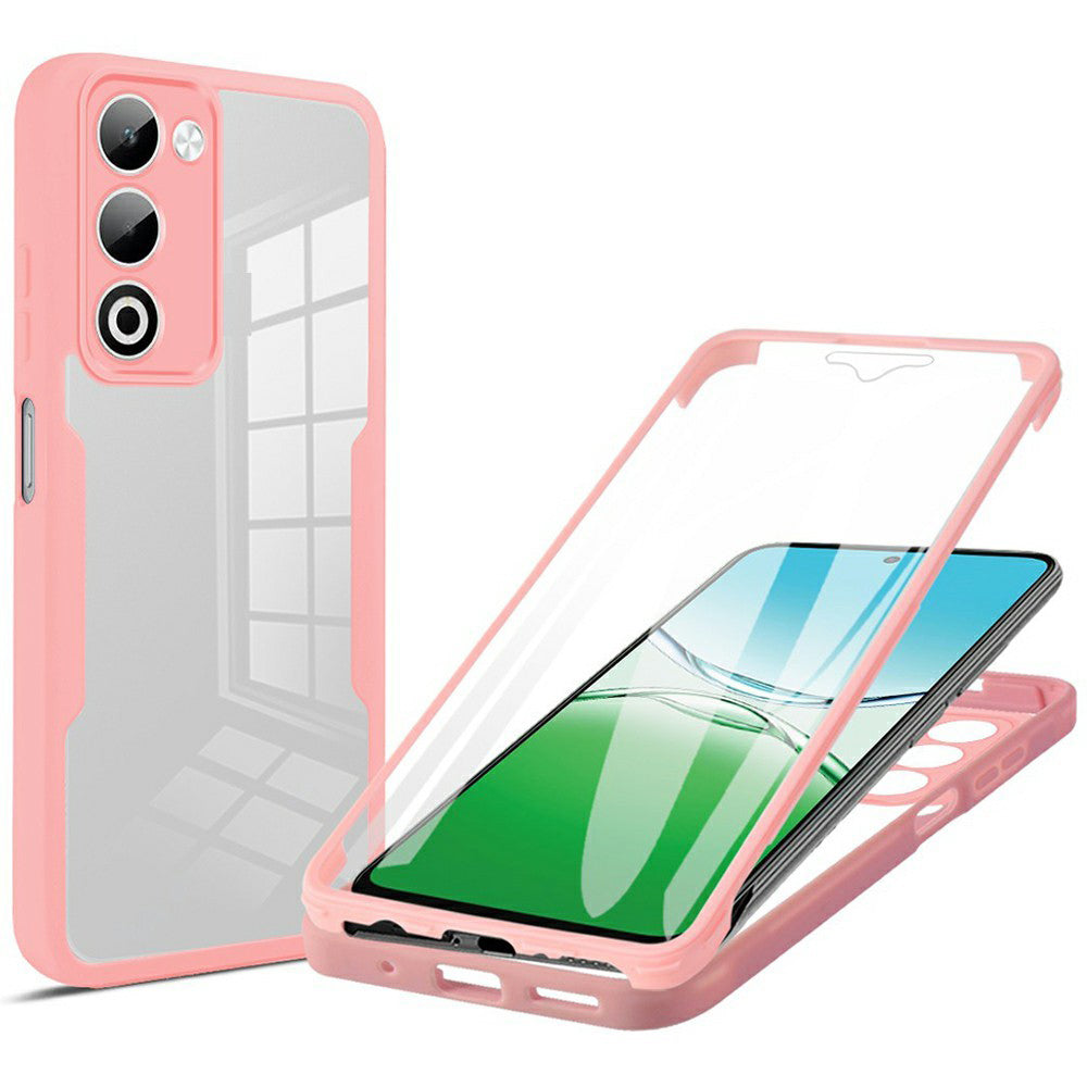 Techsuit - ColorVerse 360 Series + Screen Protector - Oppo A5 4G / A5 5G - Pink