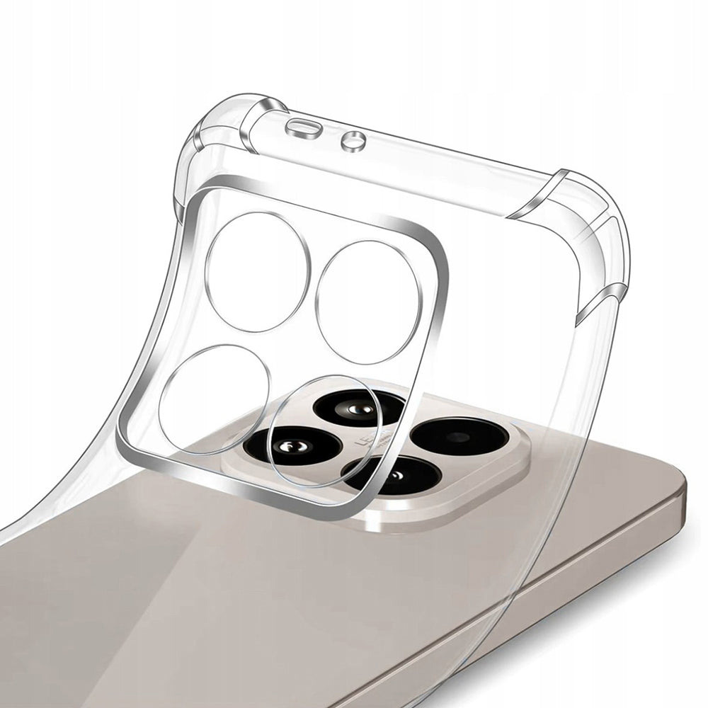 Techsuit - Shockproof Clear Silicone - Xiaomi 15T - Clear