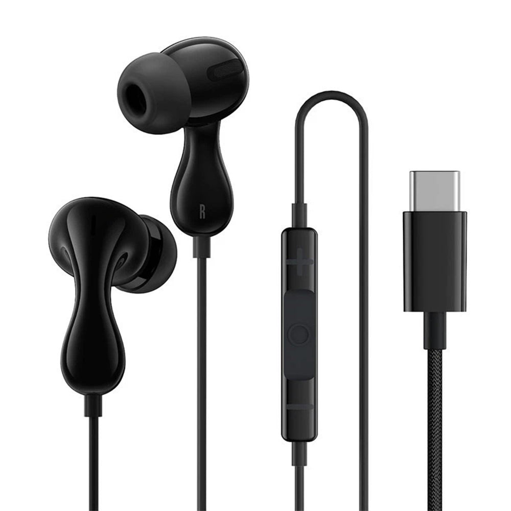 Baseus - Wired Earphones Encok CZ20 (A00171400113-00) - Type-C, 20Hz-40kHz, Hi-Res - Cluster Black