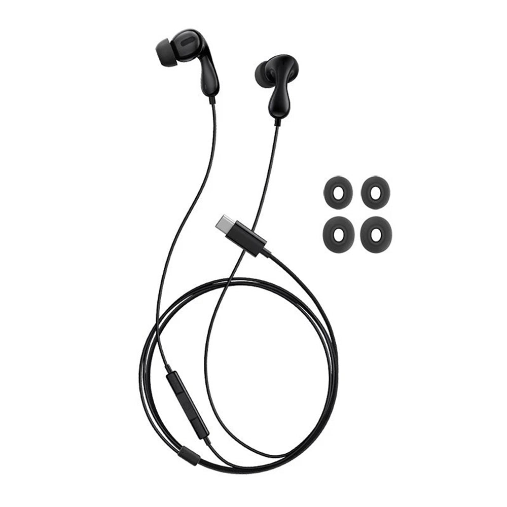 Baseus - Wired Earphones Encok CZ20 (A00171400113-00) - Type-C, 20Hz-40kHz, Hi-Res - Cluster Black