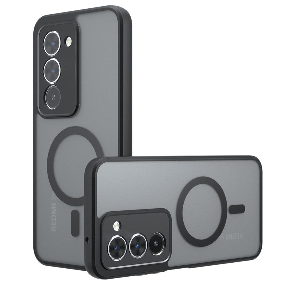 Techsuit - PureFrost MagSafe - Xiaomi Redmi 15 4G / Redmi 15 5G - Frosted Black