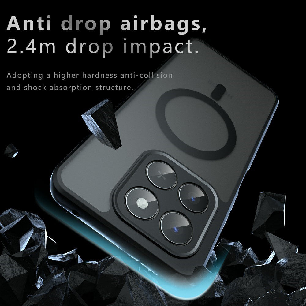 Techsuit - PureFrost MagSafe - Honor 400 Smart 5G / 400 Smart 4G / X7d 4G - Frosted Black