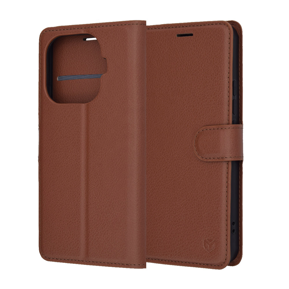 Techsuit - Leather Folio - Xiaomi 15T Pro - Brown