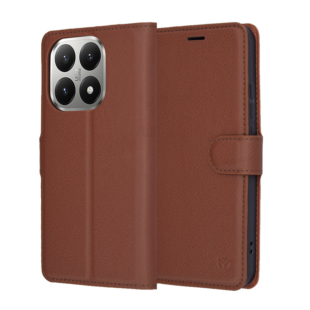 Techsuit - Leather Folio - Xiaomi 15T - Brown