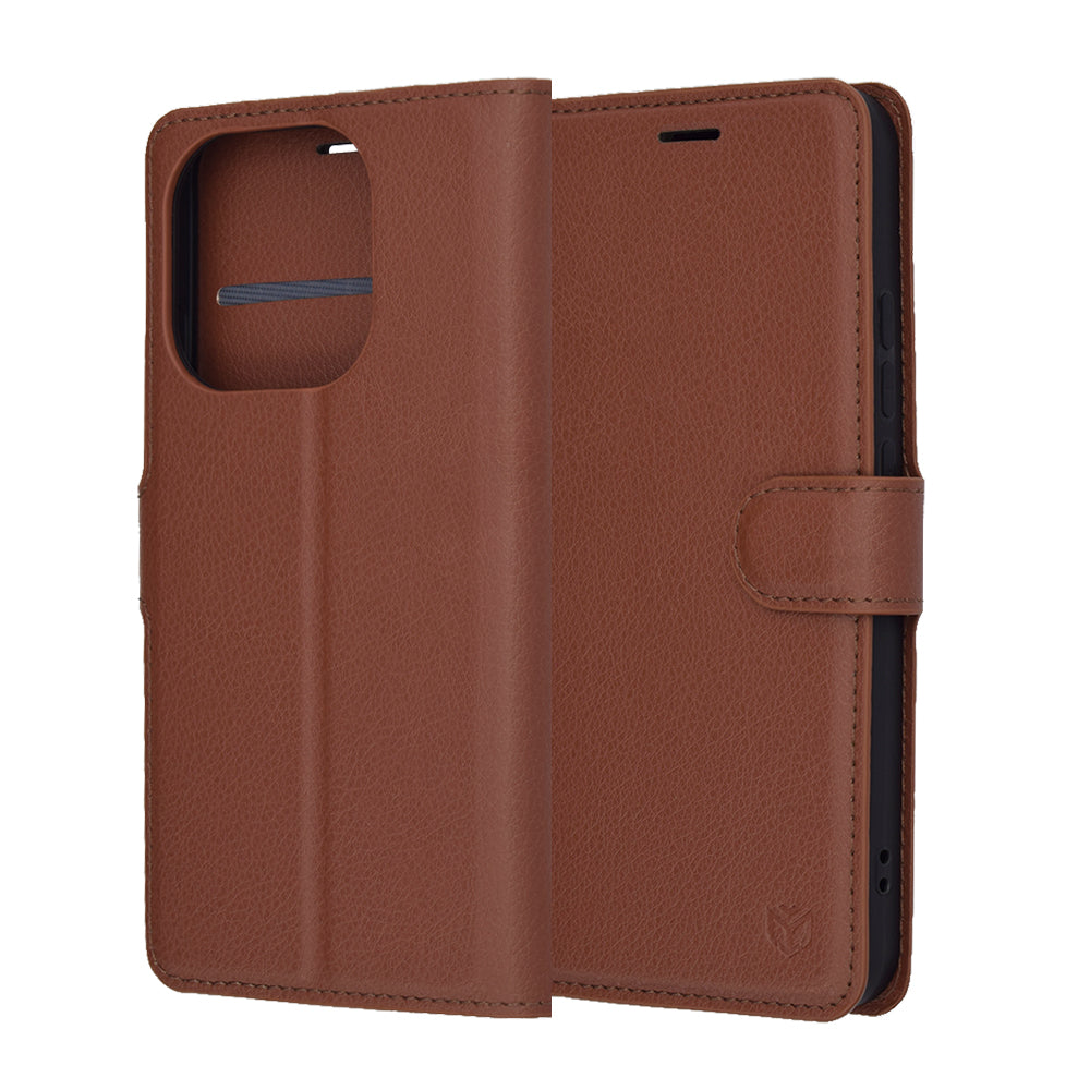 Techsuit - Leather Folio - Xiaomi 15T - Brown