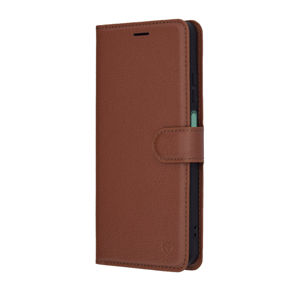 Techsuit - Leather Folio - Oppo A5 4G / A5 5G - Brown