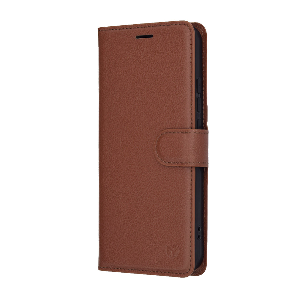 Techsuit - Leather Folio - Oppo Reno14 F / Reno14 FS 5G - Brown