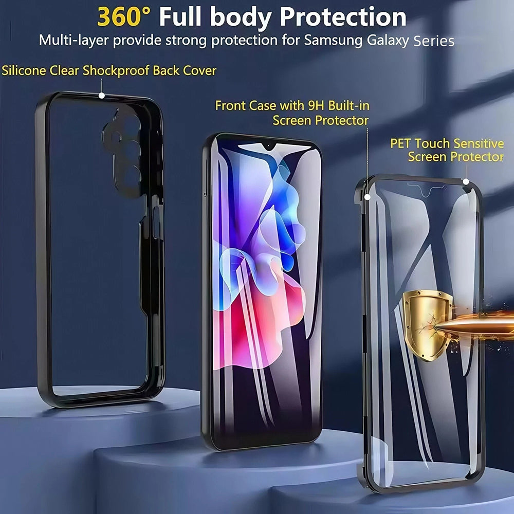 Techsuit - ColorVerse 360 Series + Screen Protector - Oppo A5 Pro 4G / A5 Pro 5G - Black