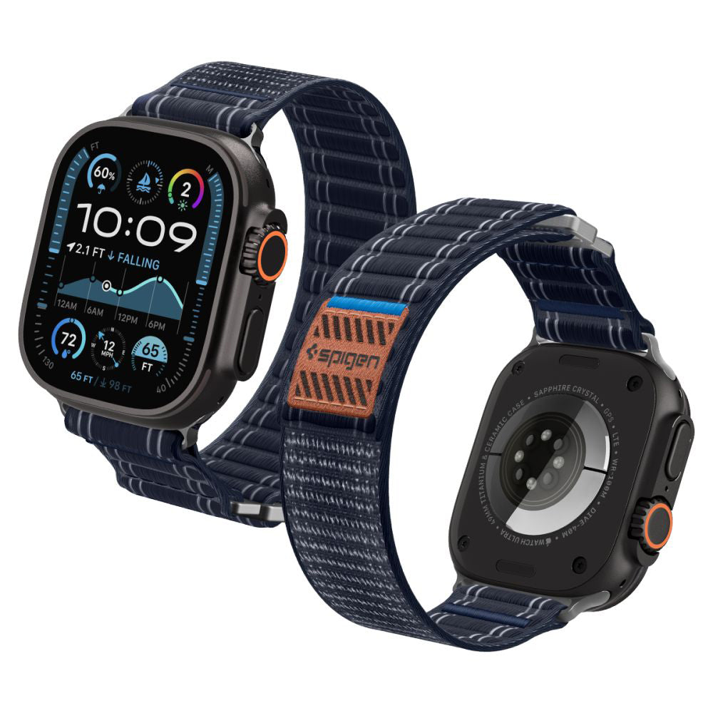 Spigen - Watchband (WBF0) - Apple Watch 8 / 9 / 10 / SE / SE 2 / Ultra / Ultra 2 (44/45/46/49mm) - Navy