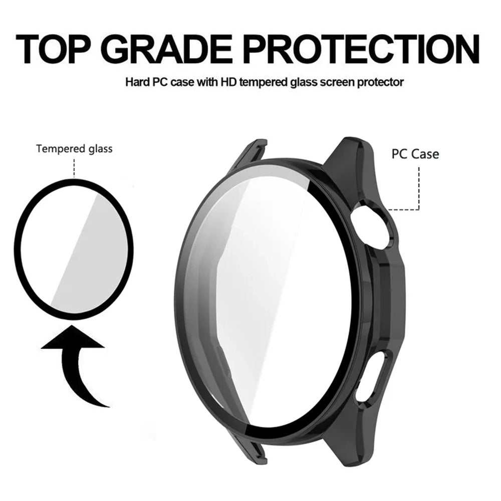 Techsuit - Defense360 Pro + Screen Protector - Huawei Watch GT 6 46mm - Black