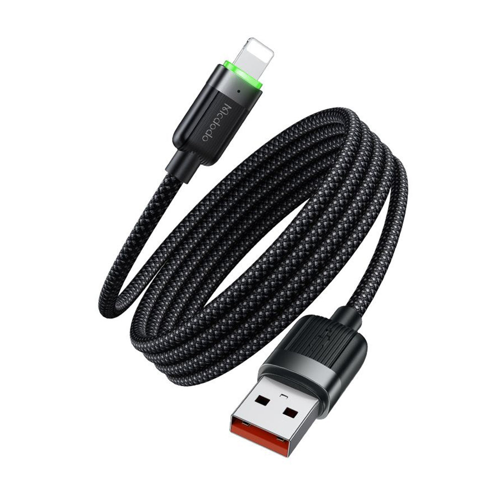 Mcdodo - Data Cable Self-Winding Series (CA-6000) - USB-A to Lightning, 3A, 1.2m - Black