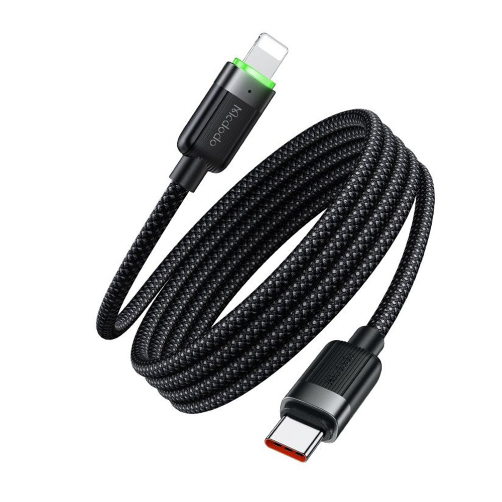 Mcdodo - Data Cable Self-Winding Series (CA-2010) - USB-C to Lightning, 36W, 1.2m - Black