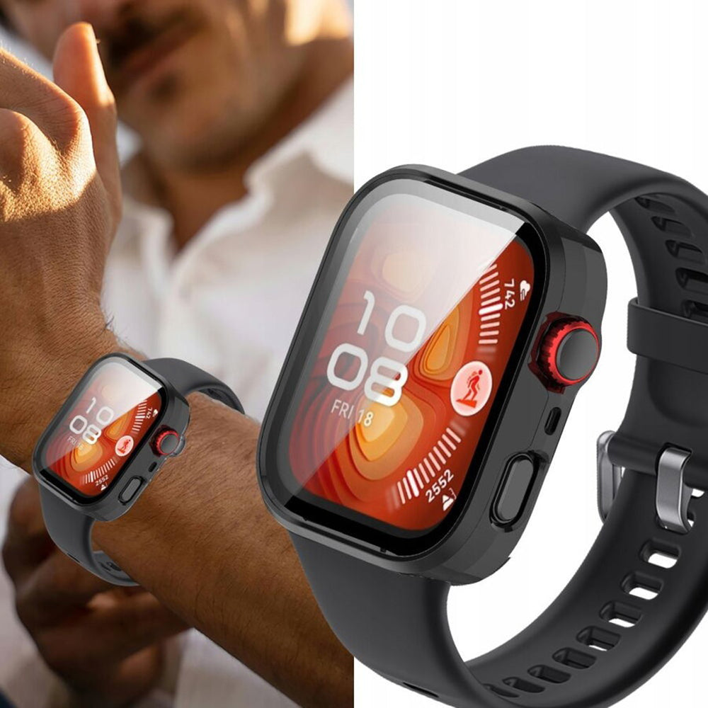 Techsuit - Defense360 Pro + Screen Protector - Huawei Watch Fit 4 Pro - Clear