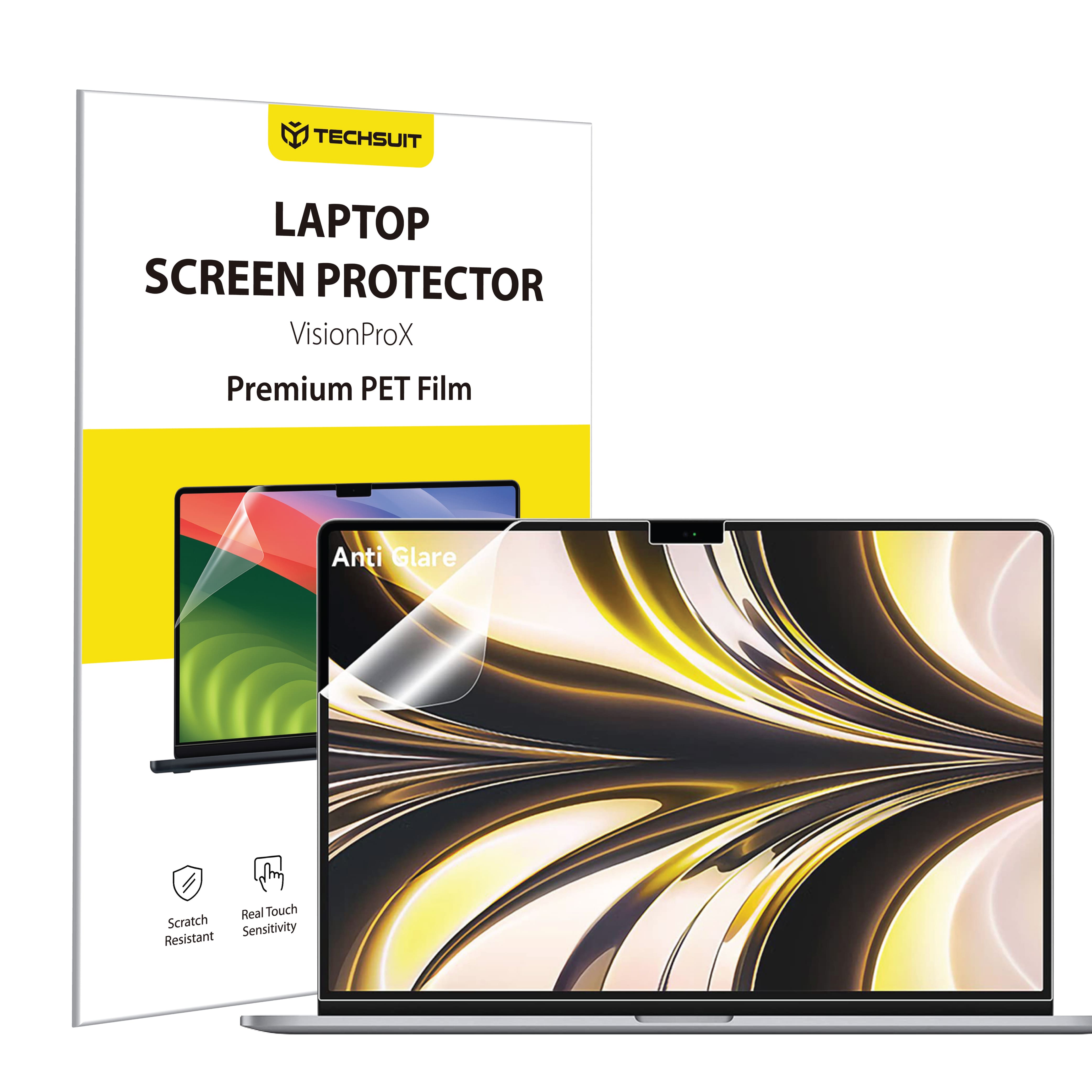 Techsuit -  VisionProX Anti-Blue Light - MacBook Air 13" 2025 - Matte Clear