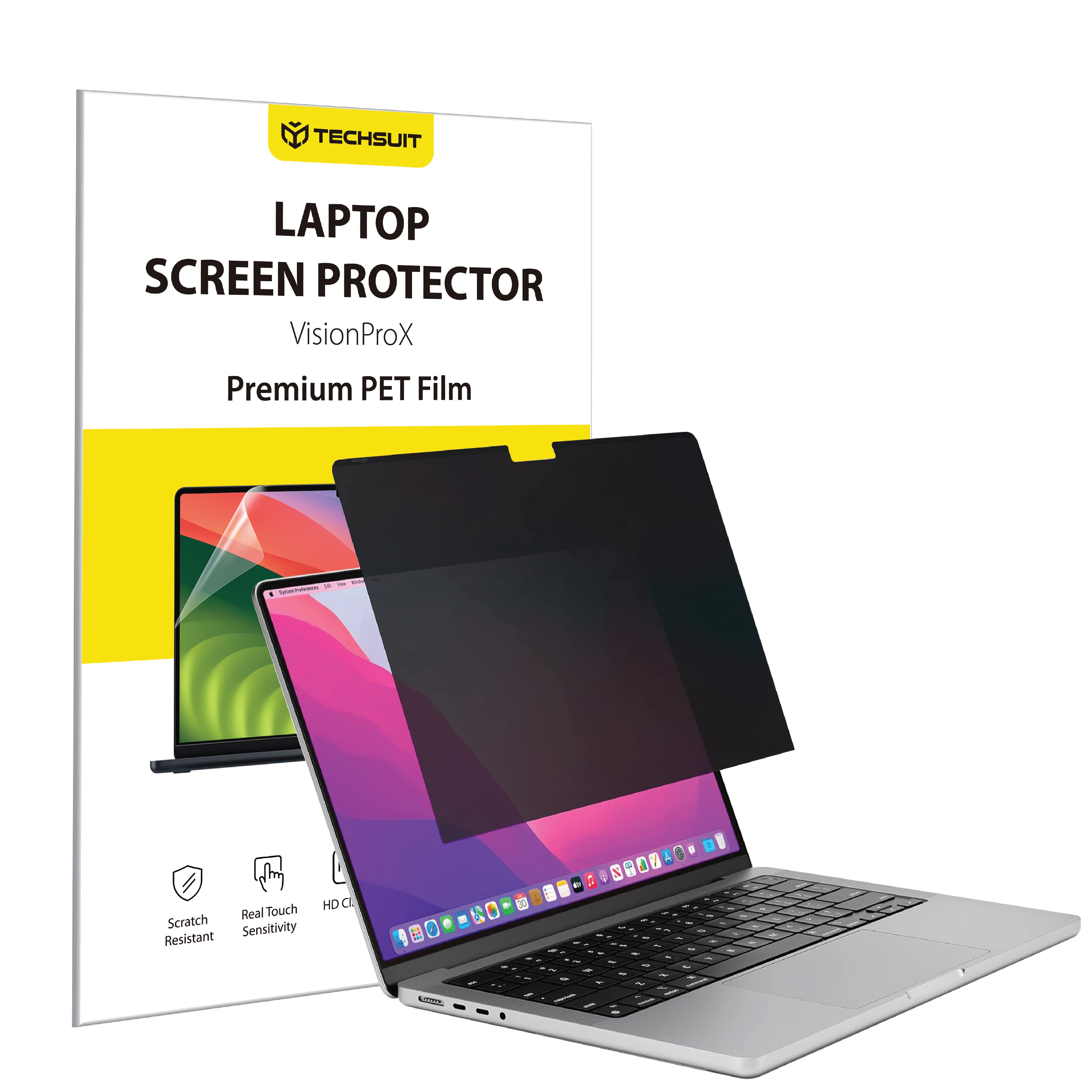 Techsuit -  VisionProX - MacBook Pro 13" (2016/2018/2019/2020/2022) - Privacy