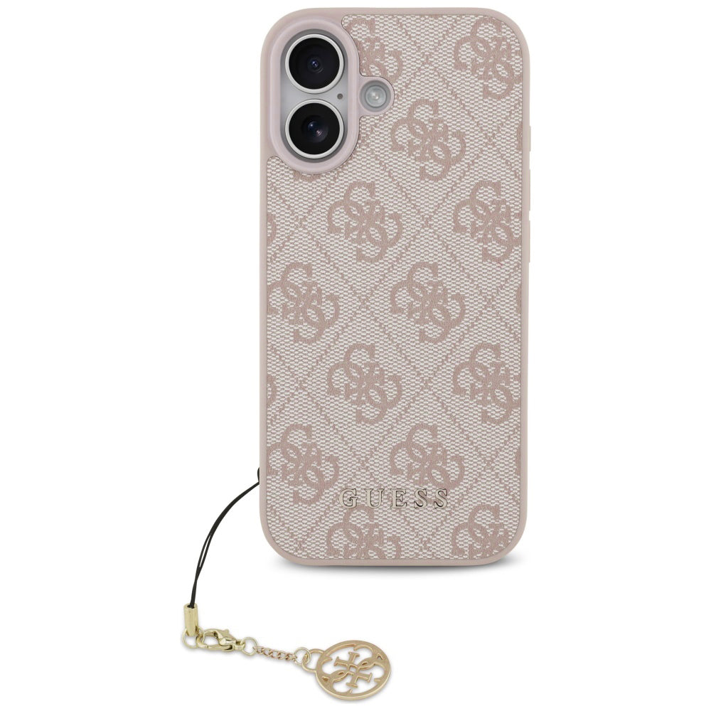 Guess - Hardcase 4G Charm Cradle MagSafe (GUHMP17SGF4GCP) - iPhone 17 - Pink