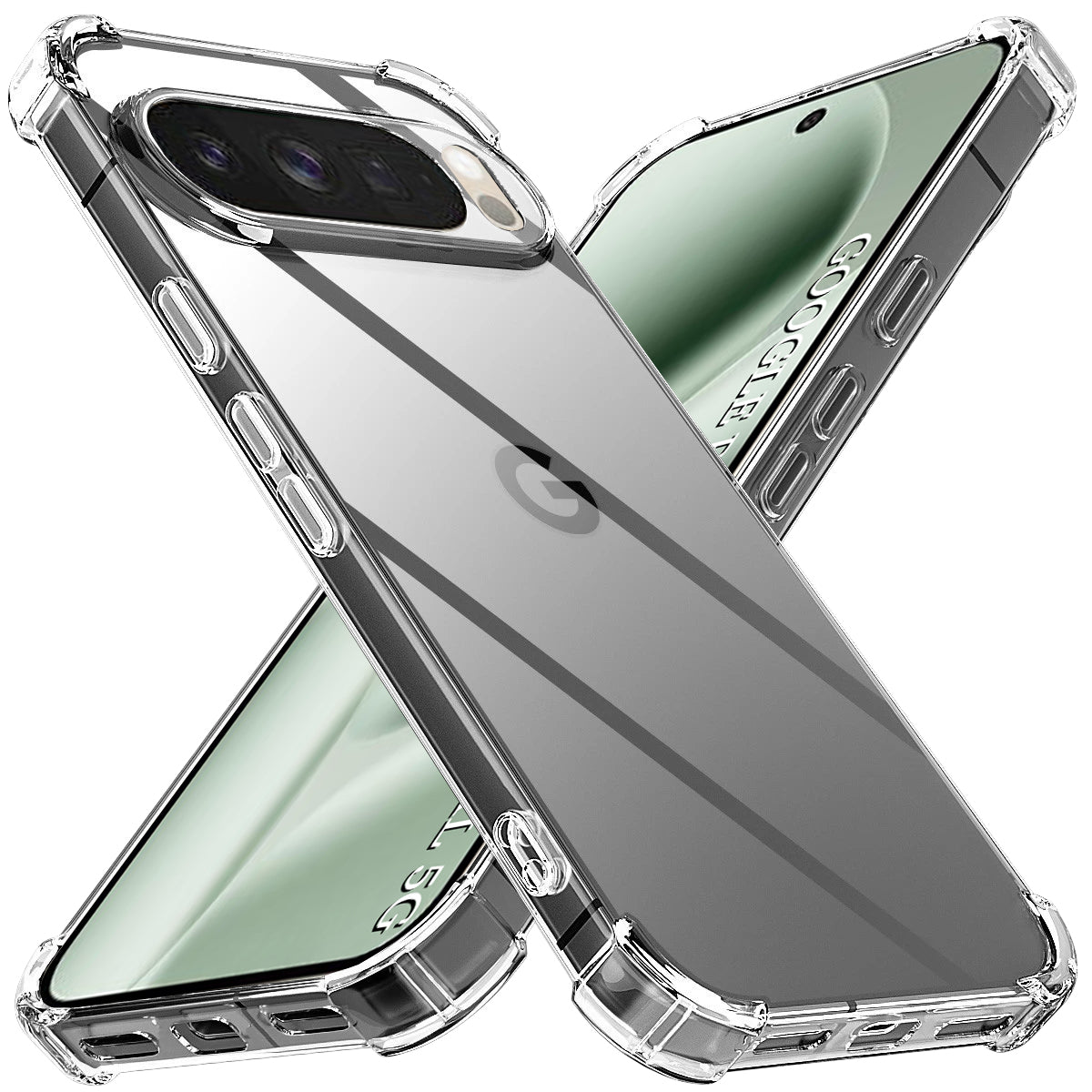 Techsuit - Shockproof Clear Silicone - Google Pixel 10 Pro XL - Clear