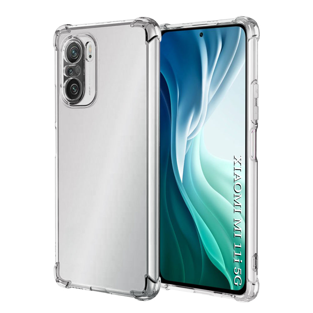 Techsuit - Shockproof Clear Silicone - Xiaomi Mi 11i / Poco F3 - Clear