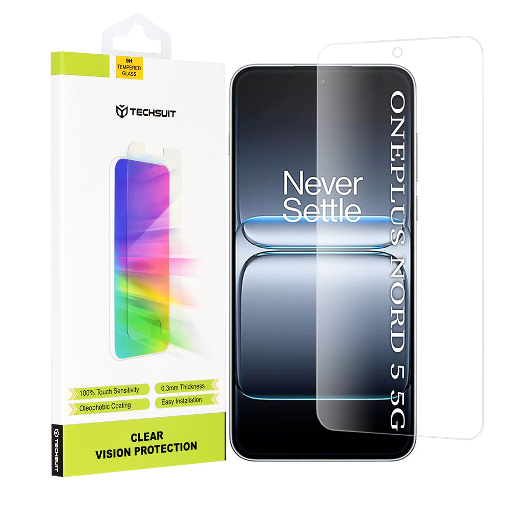 Techsuit - Clear Vision Glass - OnePlus Nord 5 - Transparent