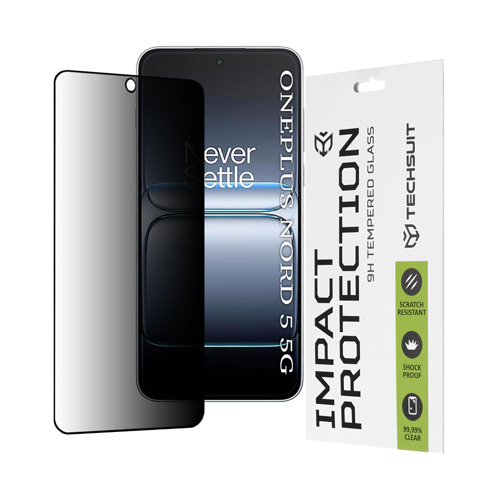 Techsuit - 111D Privacy FullÂ Glue - OnePlus Nord 5 - Black