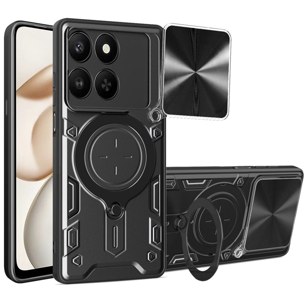 Techsuit - CamGuard Pro - Honor 400 Smart 5G / 400 Smart 4G / X7d 4G - Black