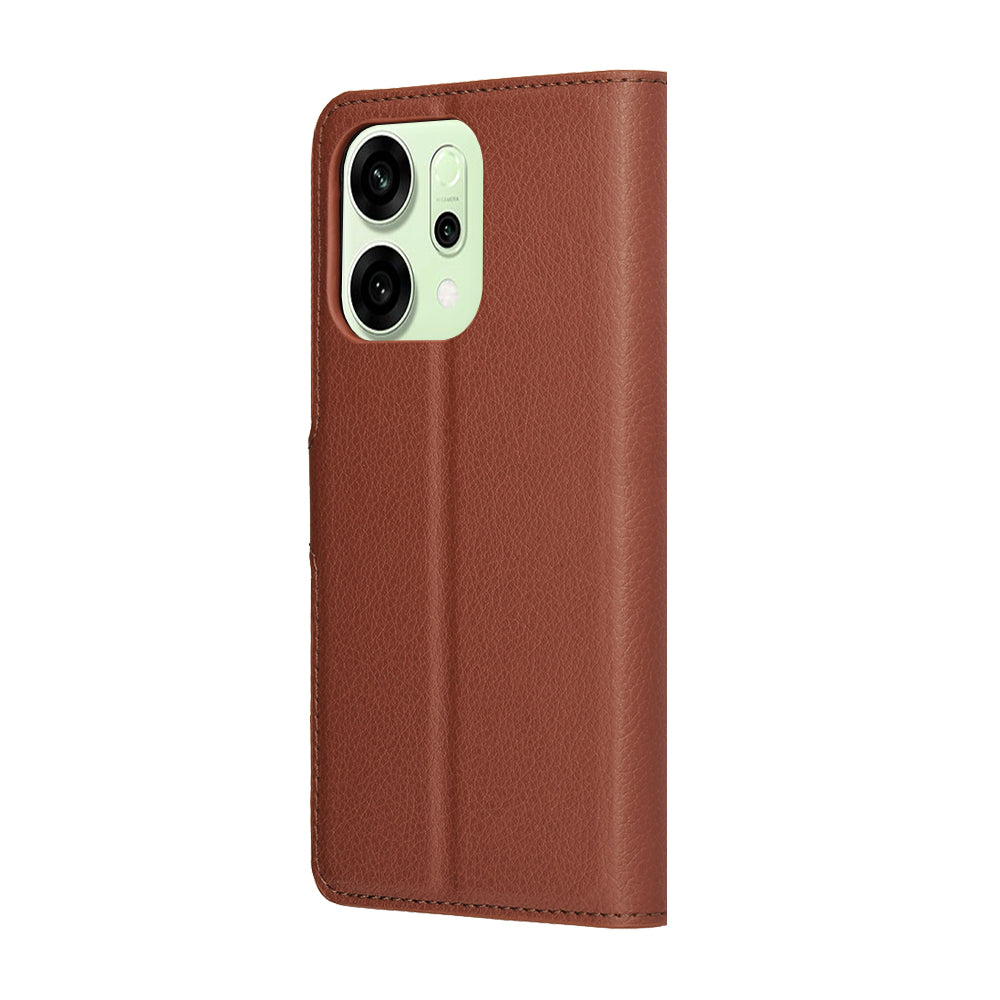 Techsuit - Leather Folio - Oppo Reno14 - Brown