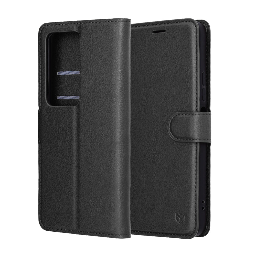Techsuit - Leather Folio - Xiaomi Redmi 15 4G / Redmi 15 5G - Black