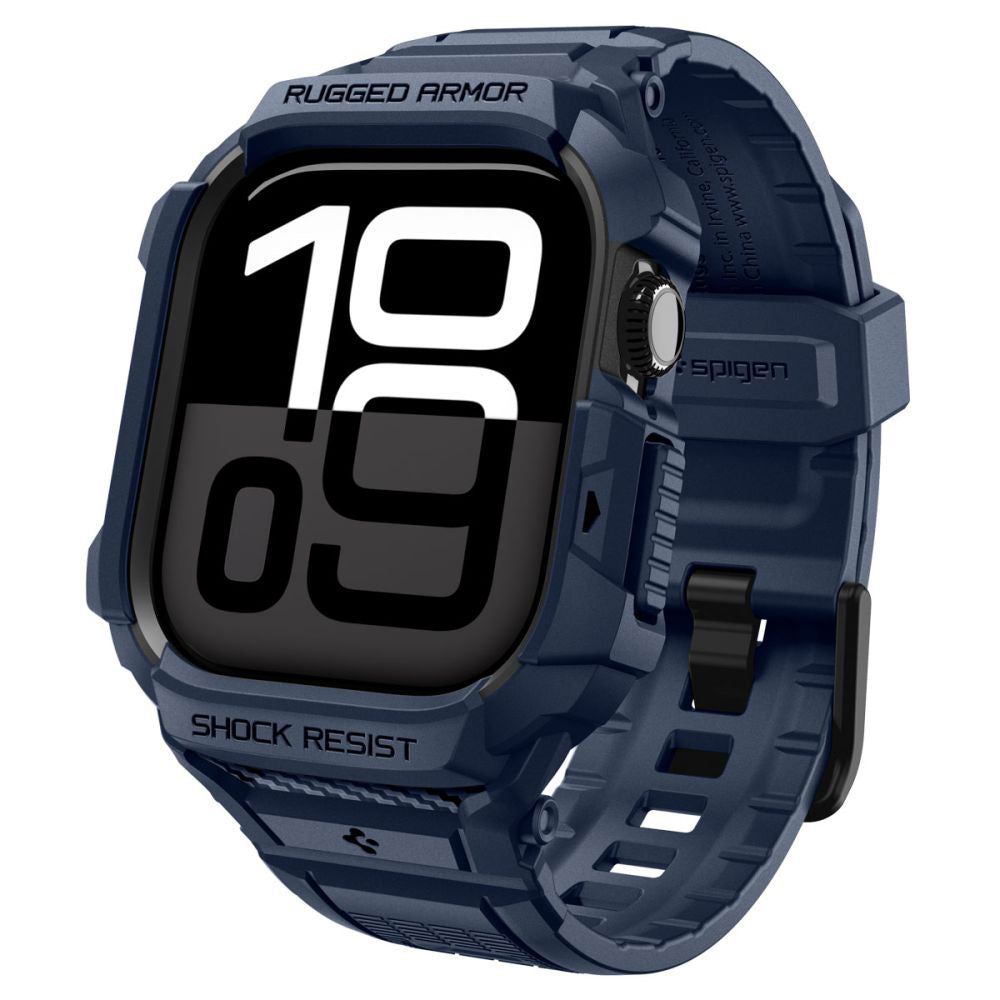 Spigen - Rugged Armor Pro V2 - Apple Watch 10 42mm / Watch 11 42mm - Navy Blue