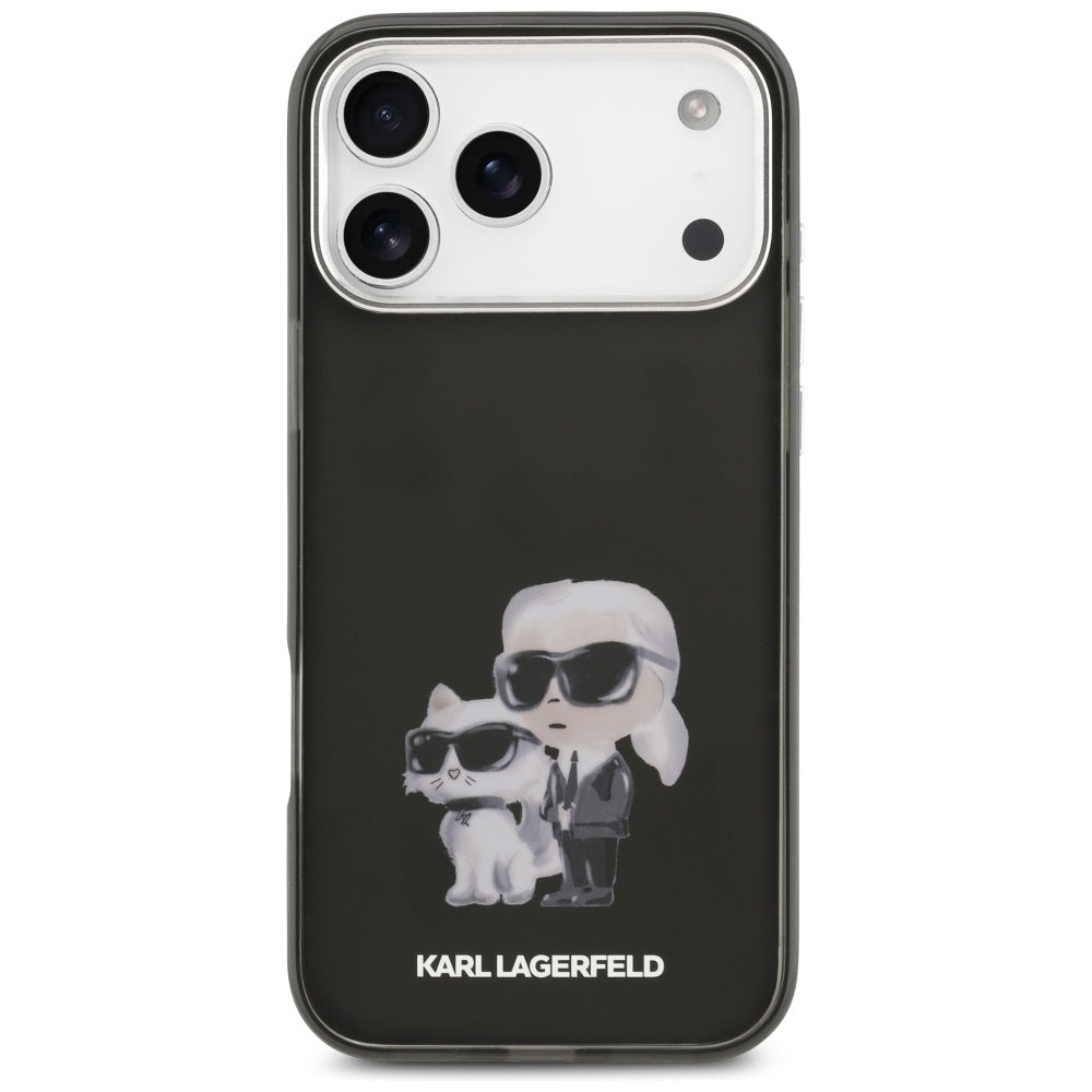 Karl Lagerfeld - IML Aquarelle MagSafe (KLHMP17LHMKCAQOK) - iPhone 17 Pro - Karl & Choupette