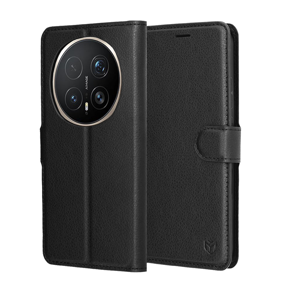 Techsuit - Leather Folio - Honor Magic8 Pro - Black