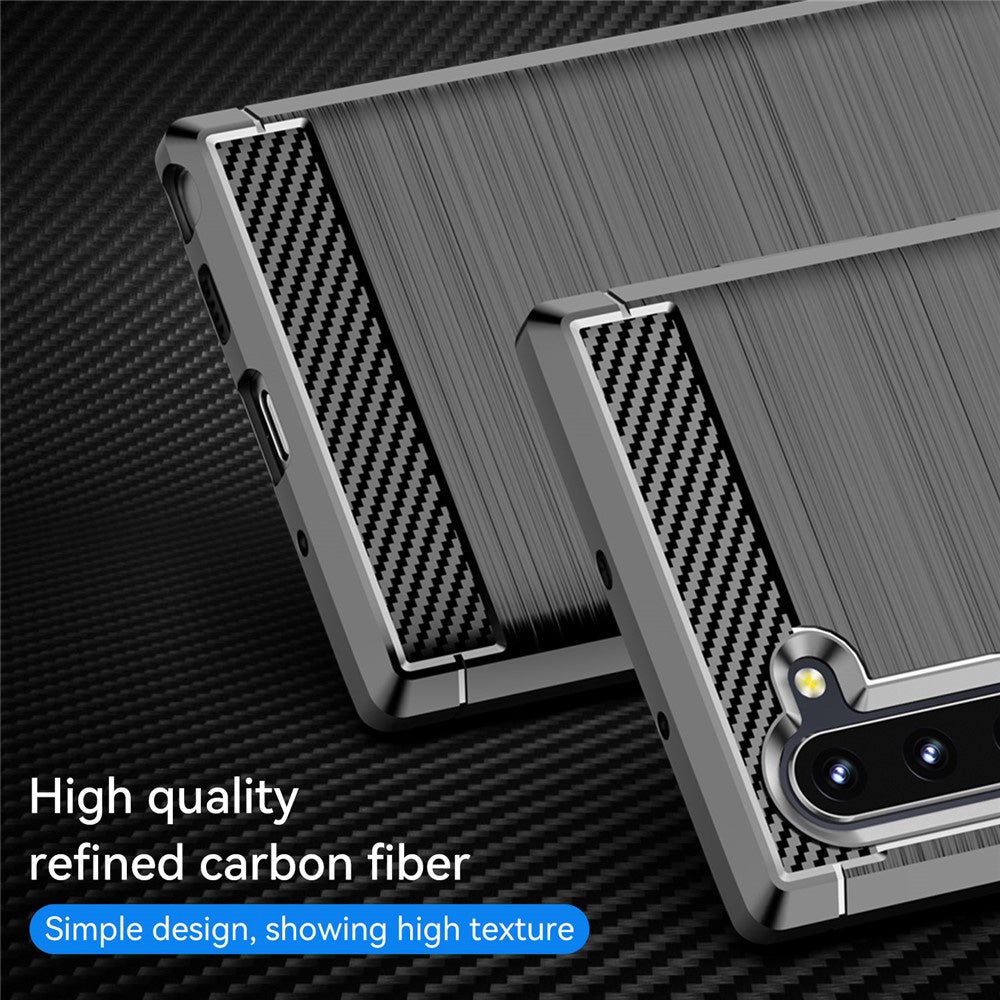 Techsuit - Carbon Silicone - Galaxy Note 10 4G / Note 10 5G - Black