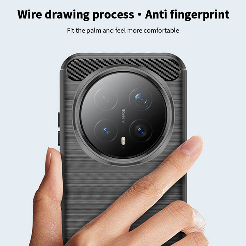 Techsuit - Carbon Silicone - Honor Magic8 Pro - Black