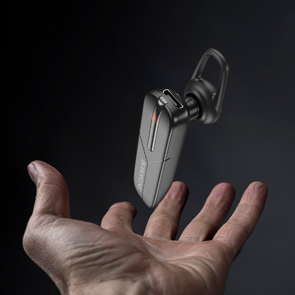 Borofone - Bluetooth Headset Lucky (BC36) - Bluetooth V5.0, 70mAh, Lightweight, Premium Sound - Black